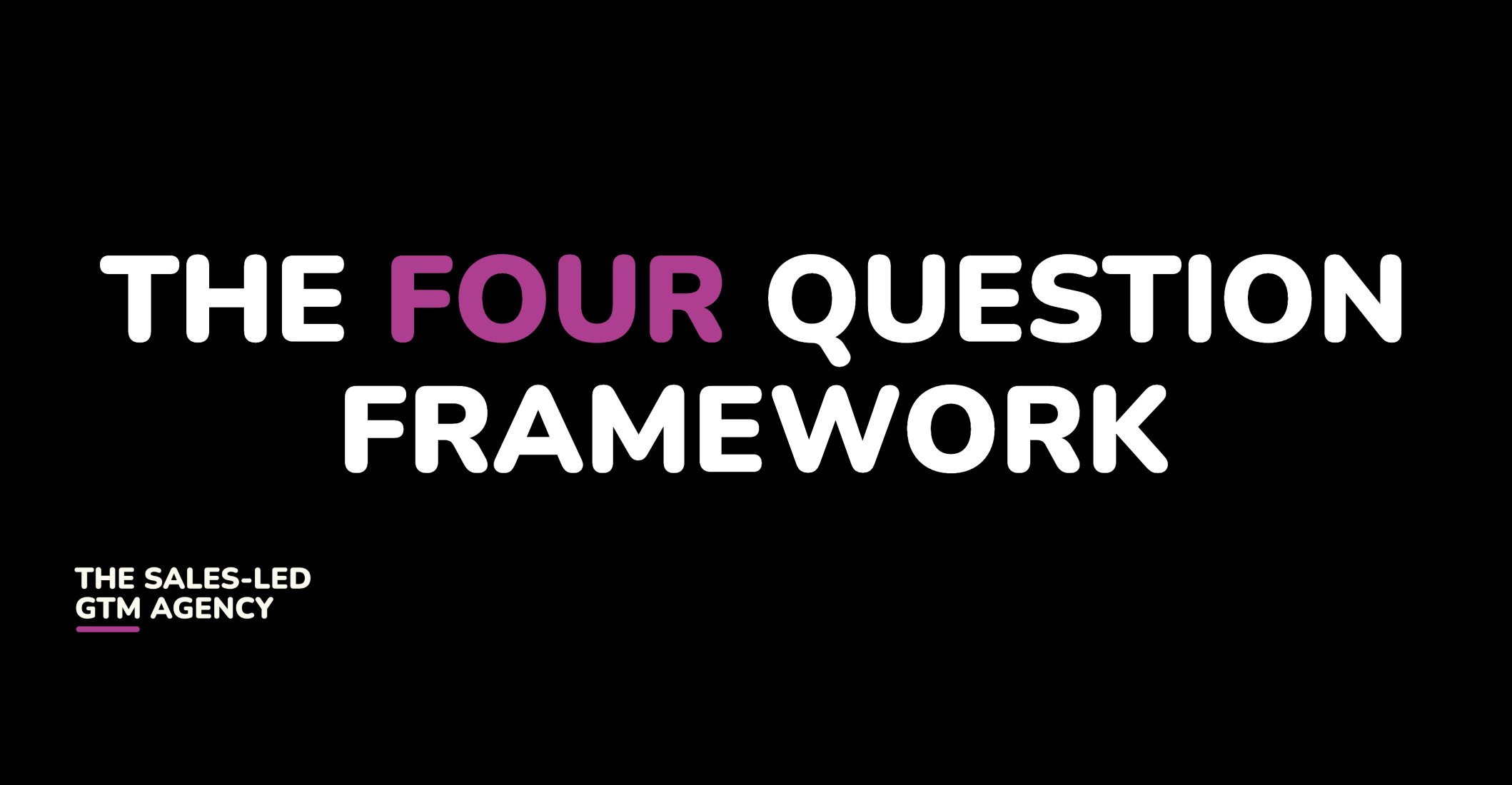 How to close deals faster without being pushy using the Four Question Framework